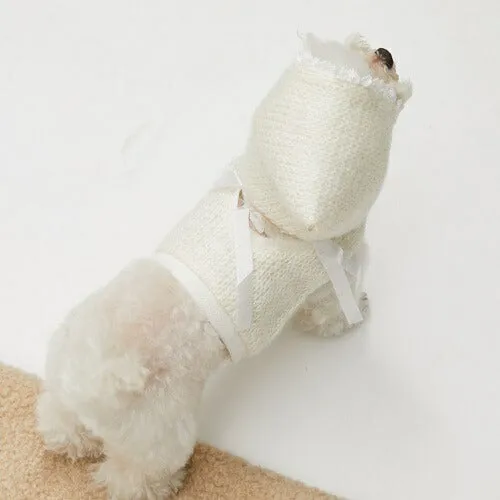 ルイスドッグ louisdog Glitter Snow Vest【小型犬 犬服 トップス ベスト セレブ】