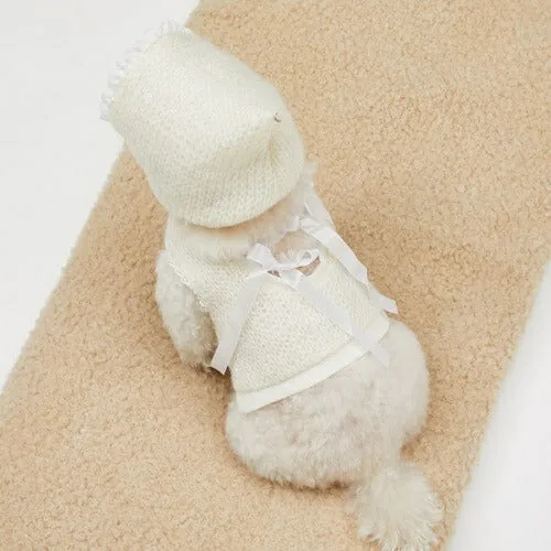 ルイスドッグ louisdog Glitter Snow Vest【小型犬 犬服 トップス ベスト セレブ】