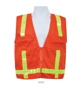 3A Safety All-Purpose Cotton/Poly Blend Vest with Front Zipper