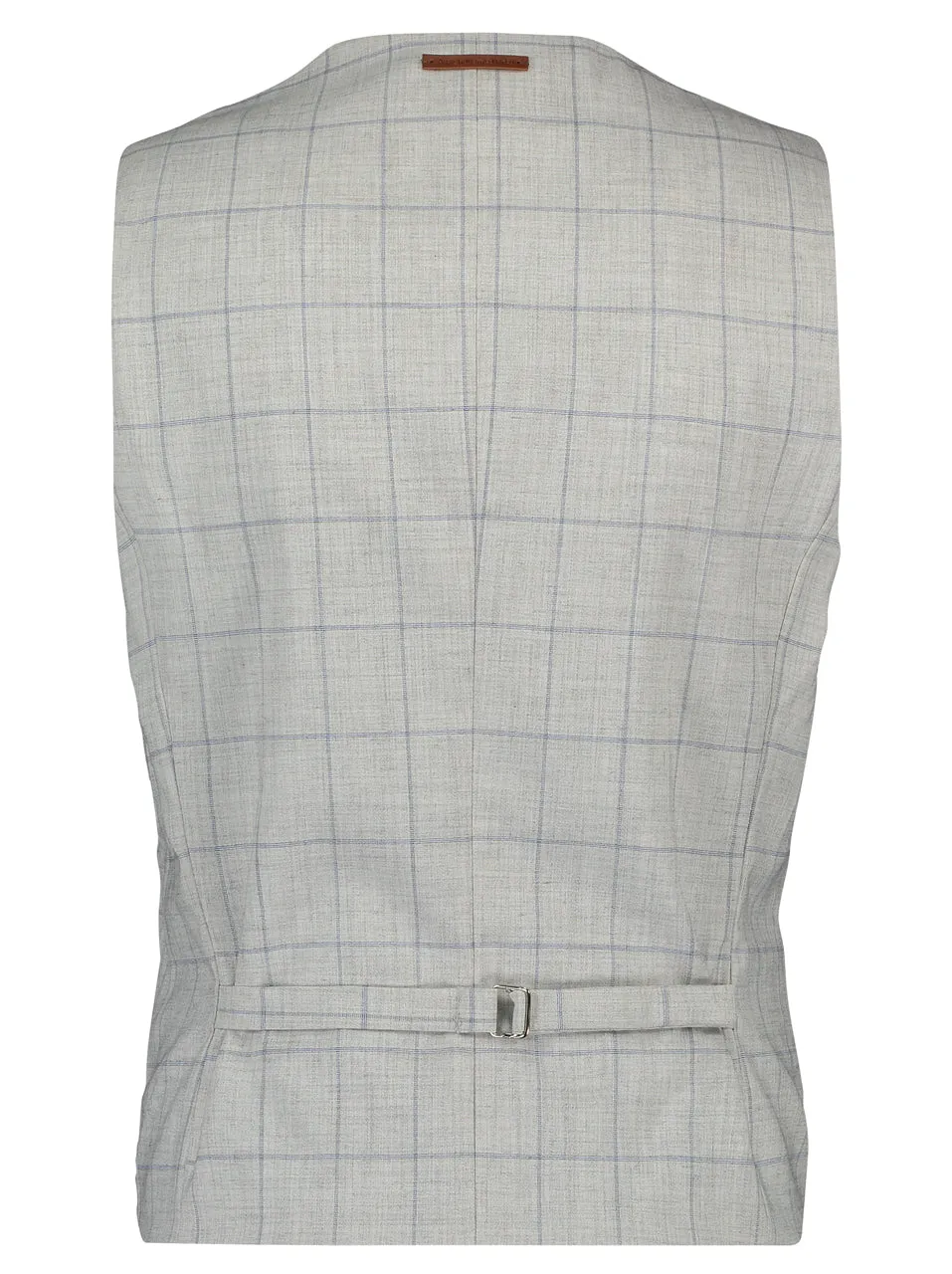 A Fish Named Fred Waistcoat Grey Windowpane