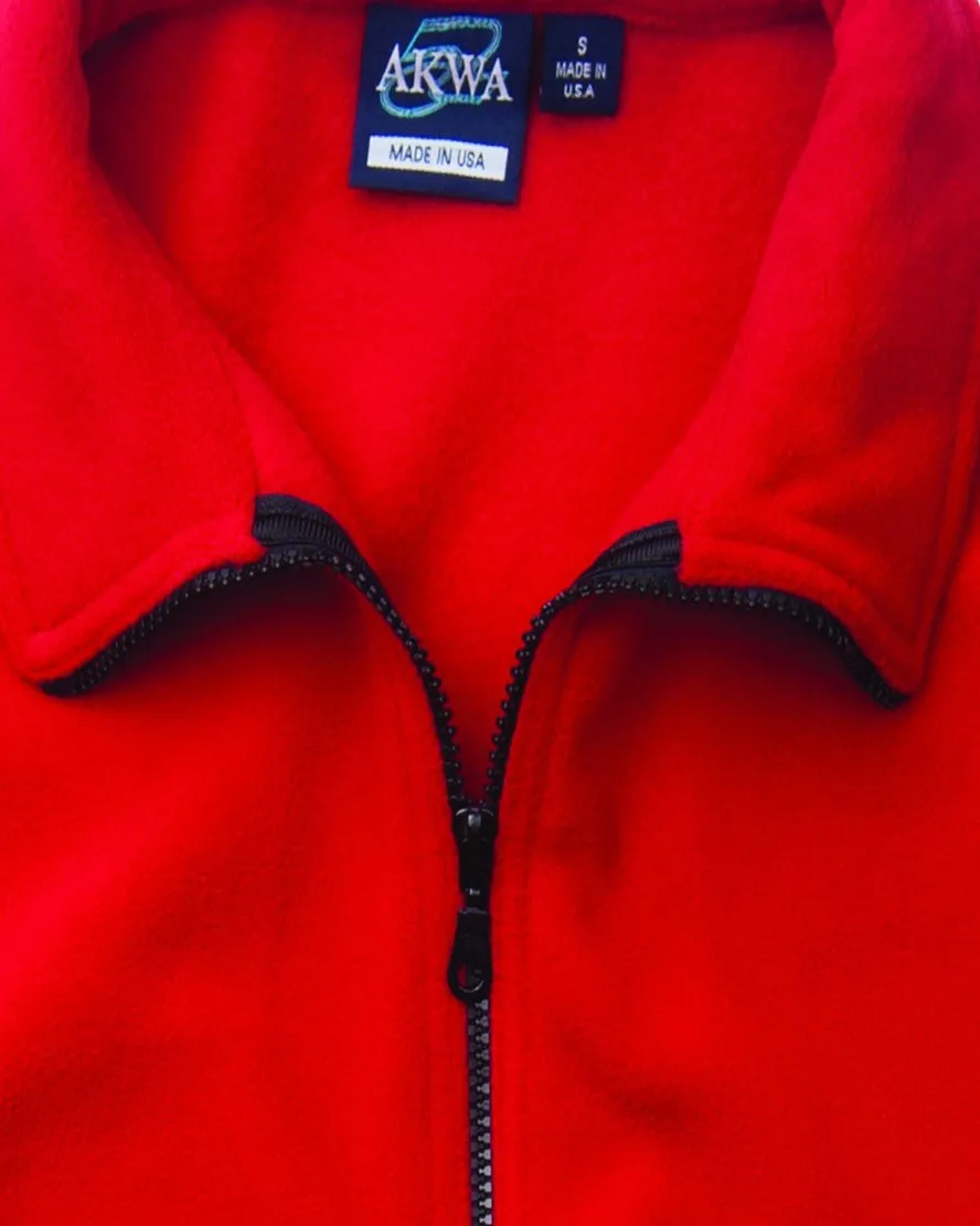 AKWA Men's Full Zip Micro Fleece Jacket