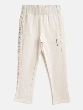 Alcis Girls Solid Grey Melange Joggers