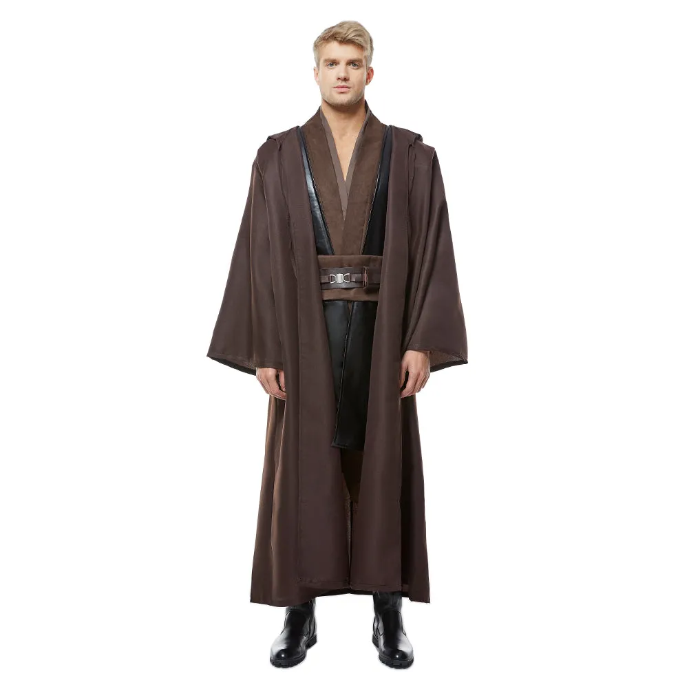 Anakin Skywalker Jedi Robe Costume Outfit Full Set Halloween Cosplay Costume