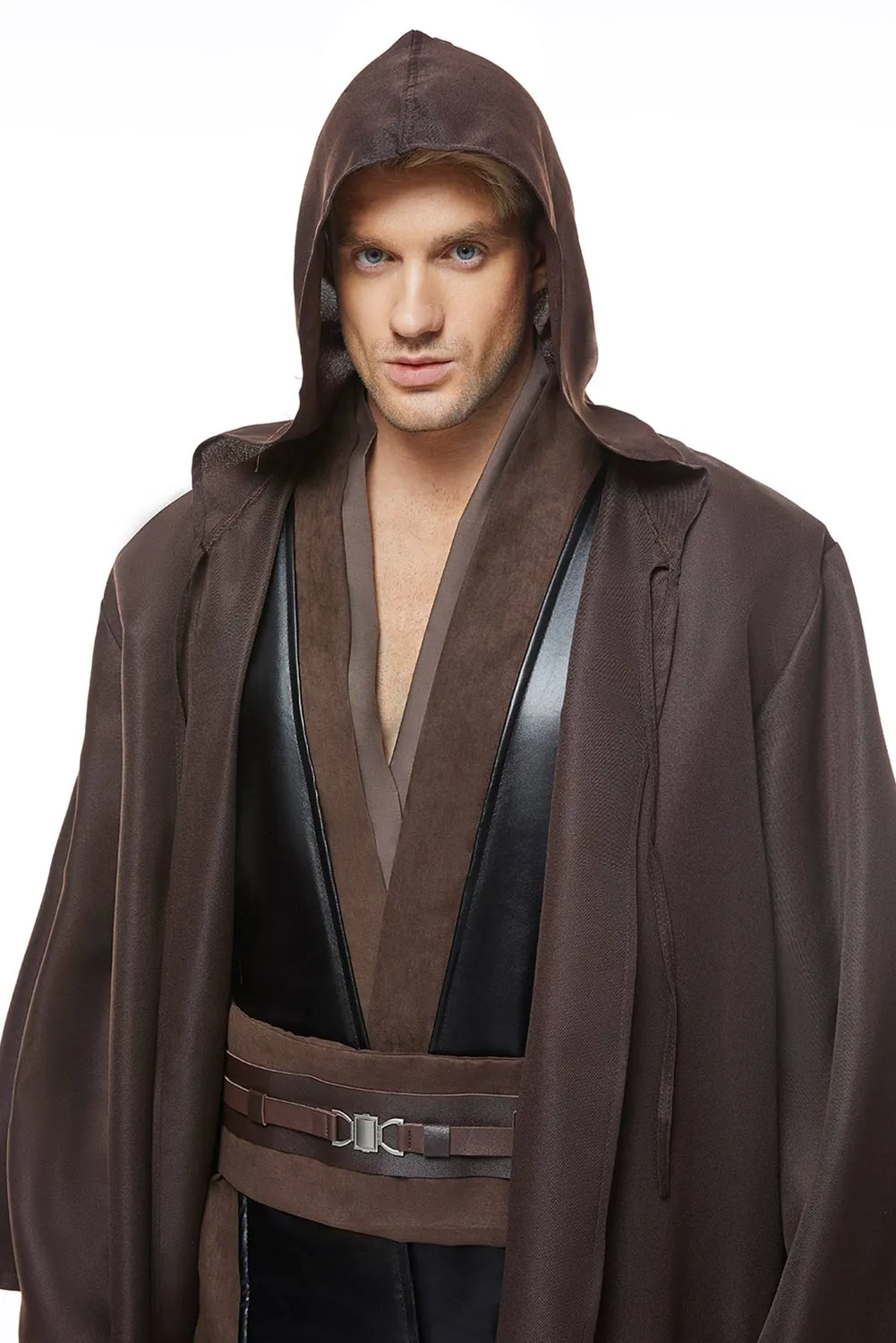 Anakin Skywalker Jedi Robe Costume Outfit Full Set Halloween Cosplay Costume
