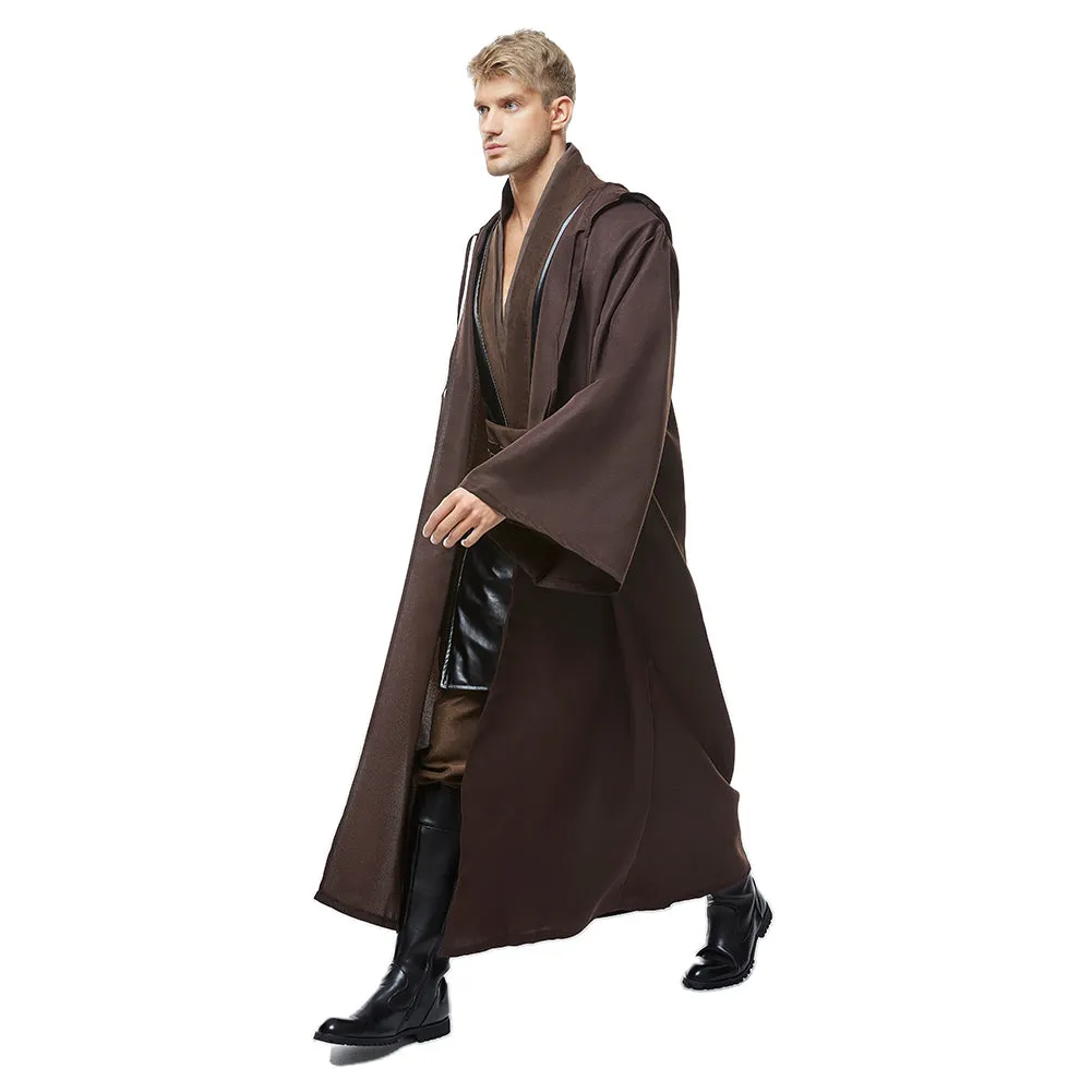 Anakin Skywalker Jedi Robe Costume Outfit Full Set Halloween Cosplay Costume
