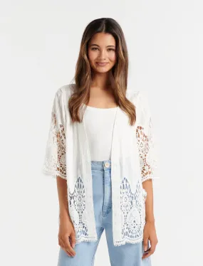 Anna Crochet Kimono