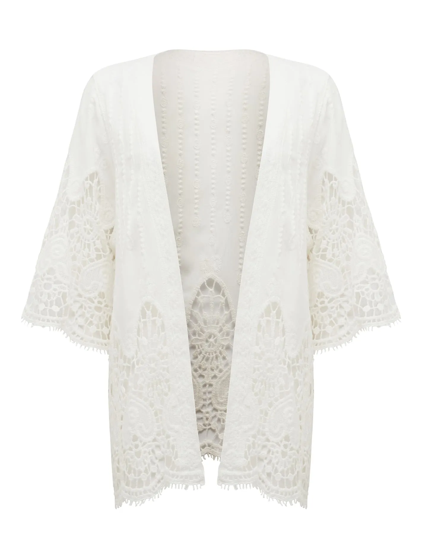 Anna Crochet Kimono