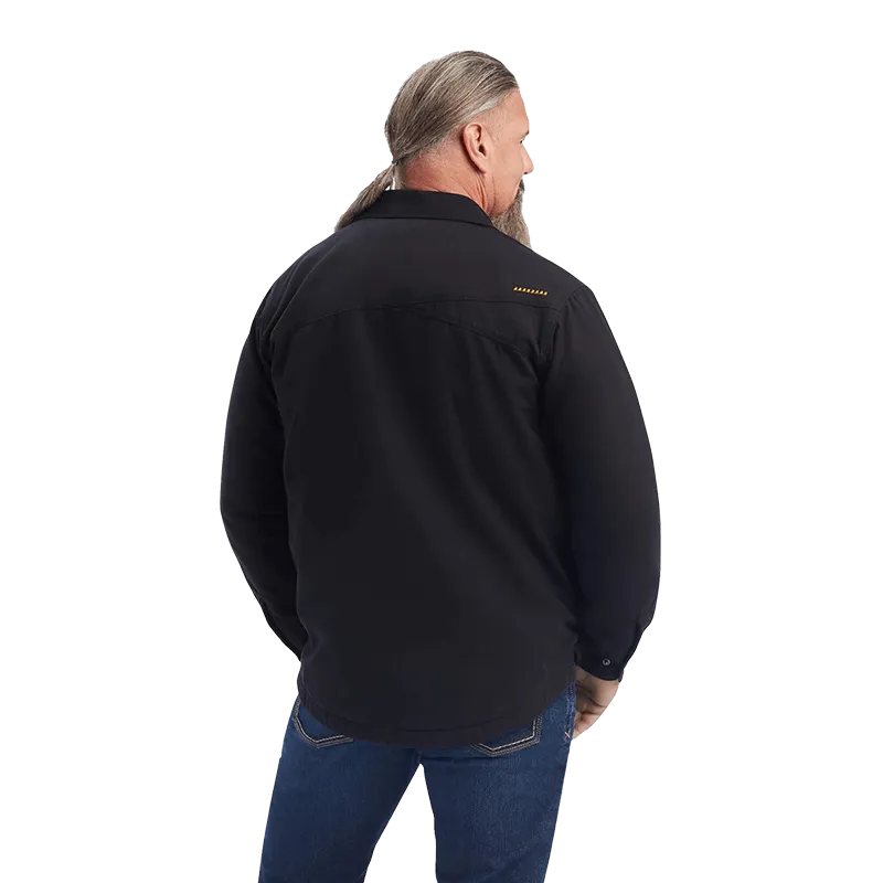 Ariat Men's Rebar Classic Canvas Black Shirt Jacket