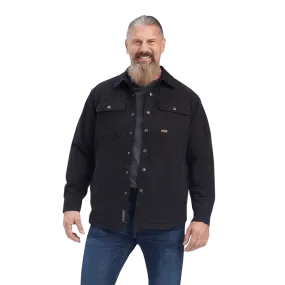 Ariat Men's Rebar Classic Canvas Black Shirt Jacket