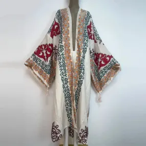 Ari's Boho Open Kimono Kaftan Cover Up