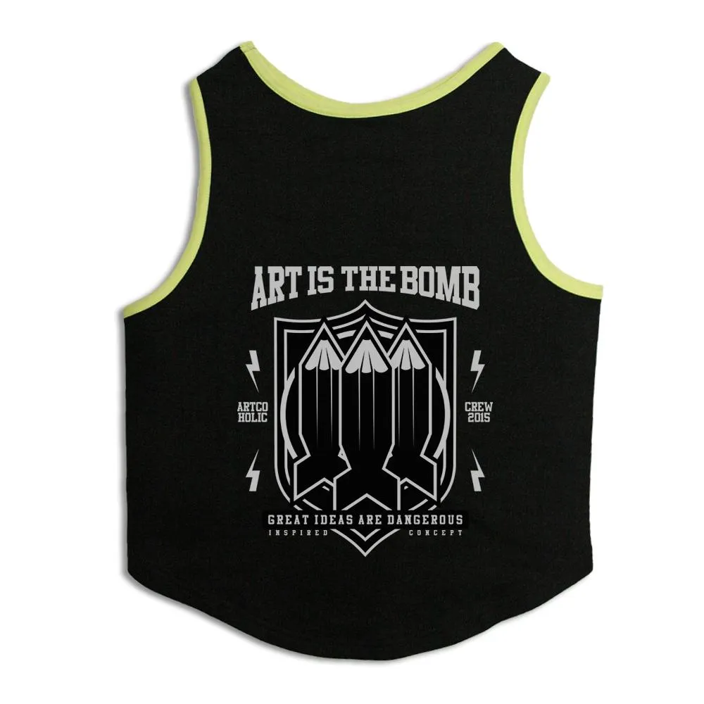 Art Is The Bomb Dog Sweatshirt