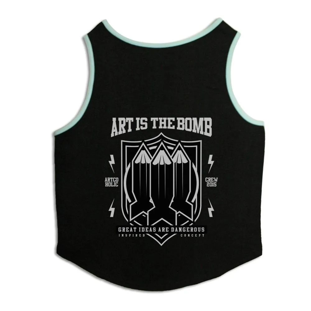 Art Is The Bomb Dog Sweatshirt
