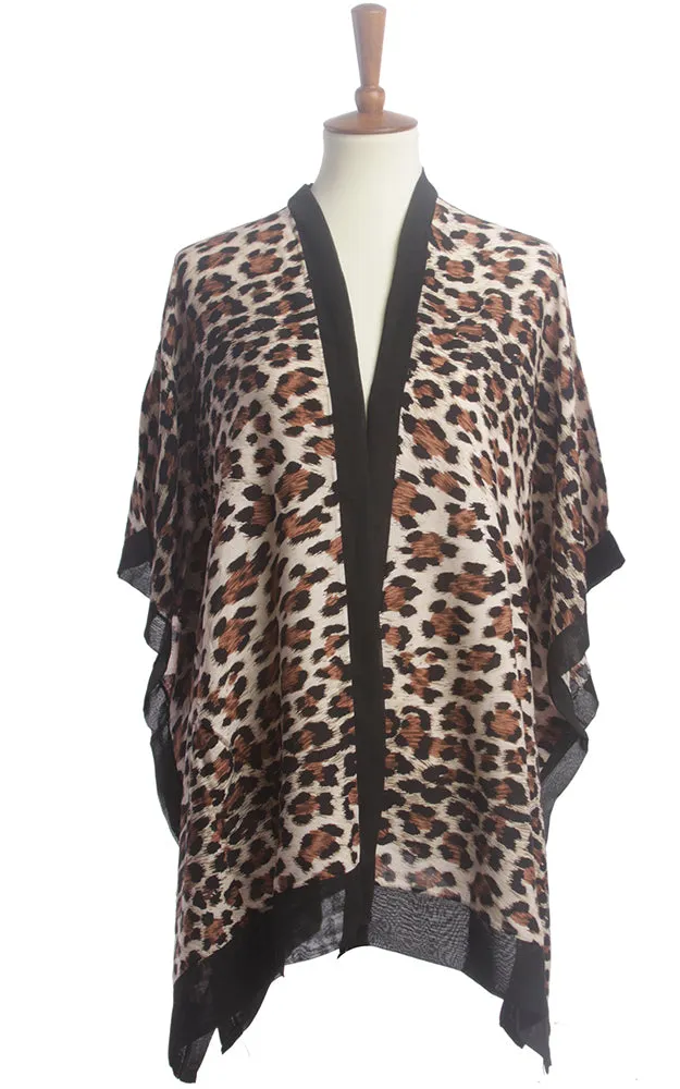 BAAP8616 Animal Print Kimono