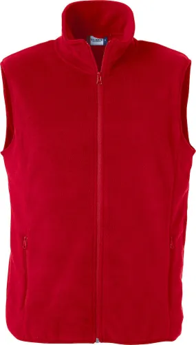 Basic Polar Fleece Vest Red 023902