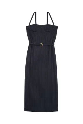 Basile Dress - dark grey