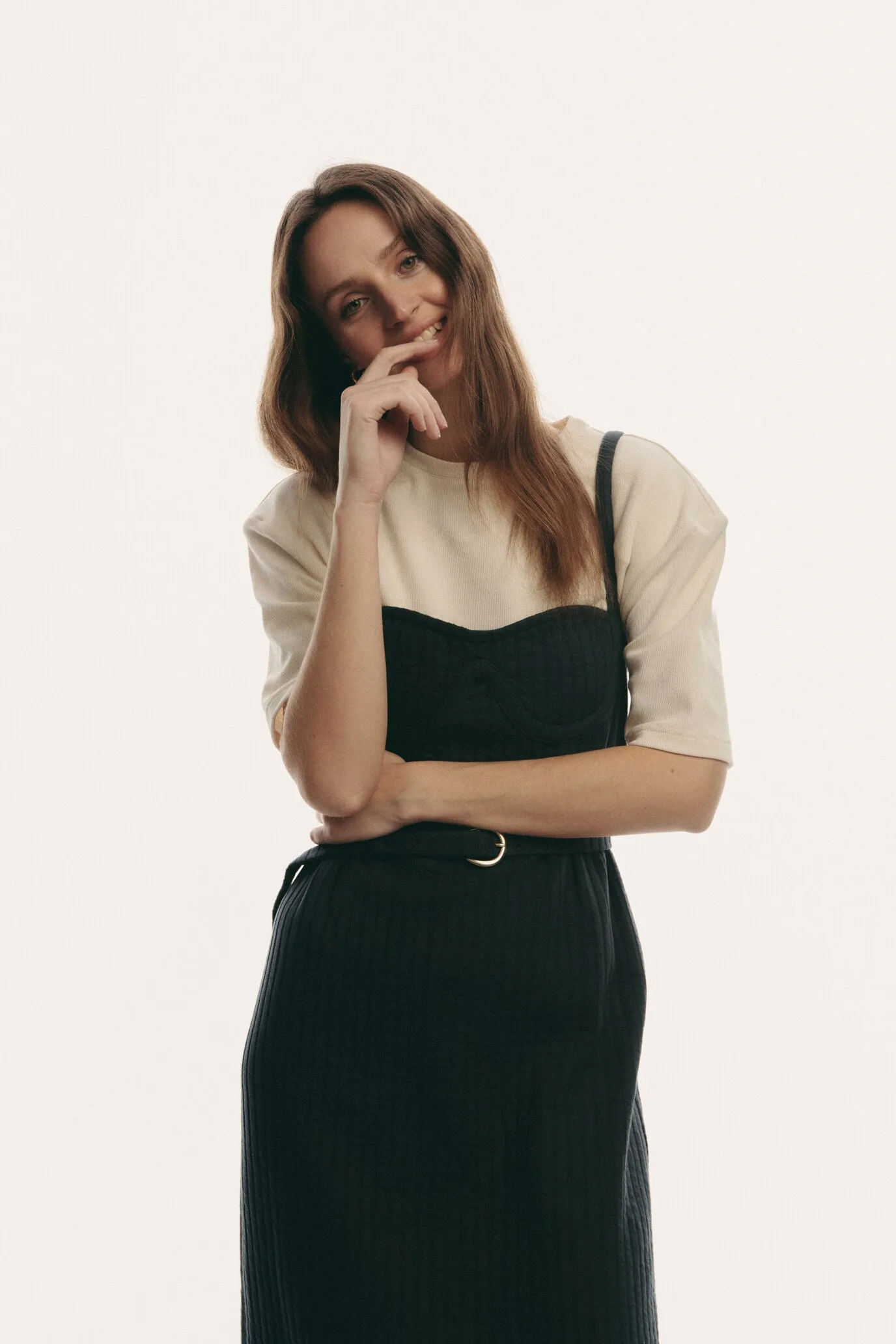 Basile Dress - dark grey