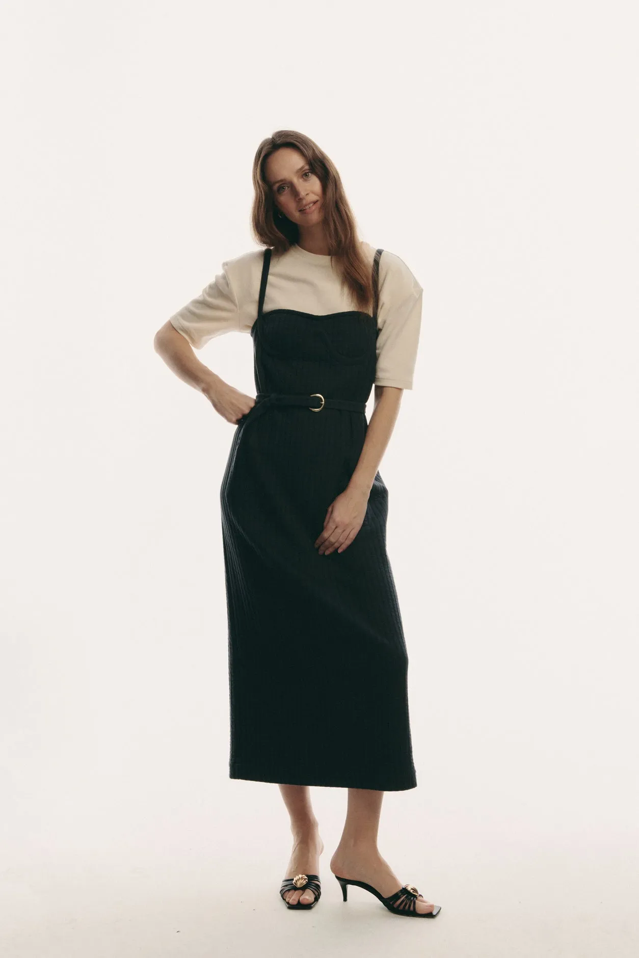 Basile Dress - dark grey