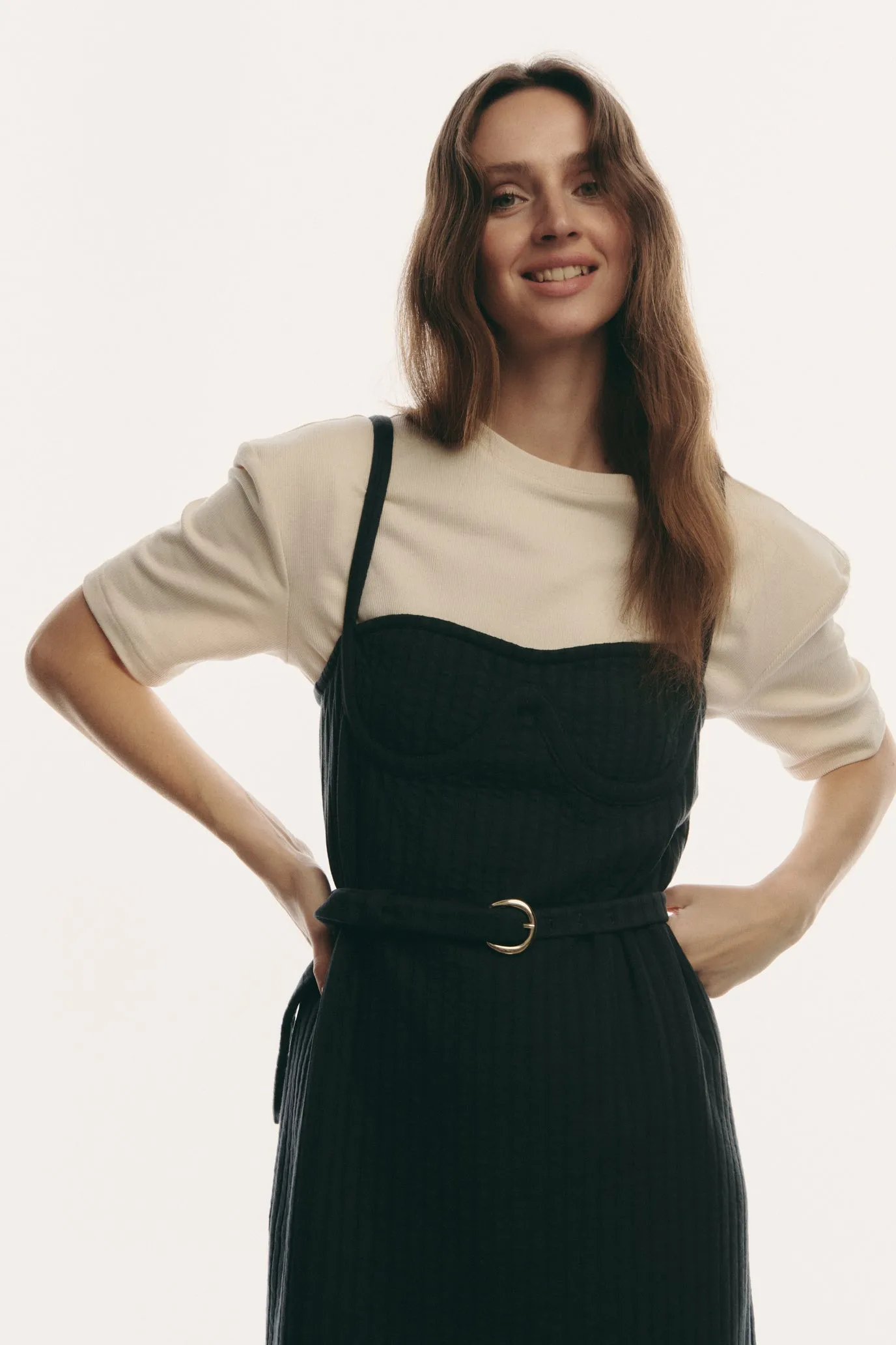 Basile Dress - dark grey
