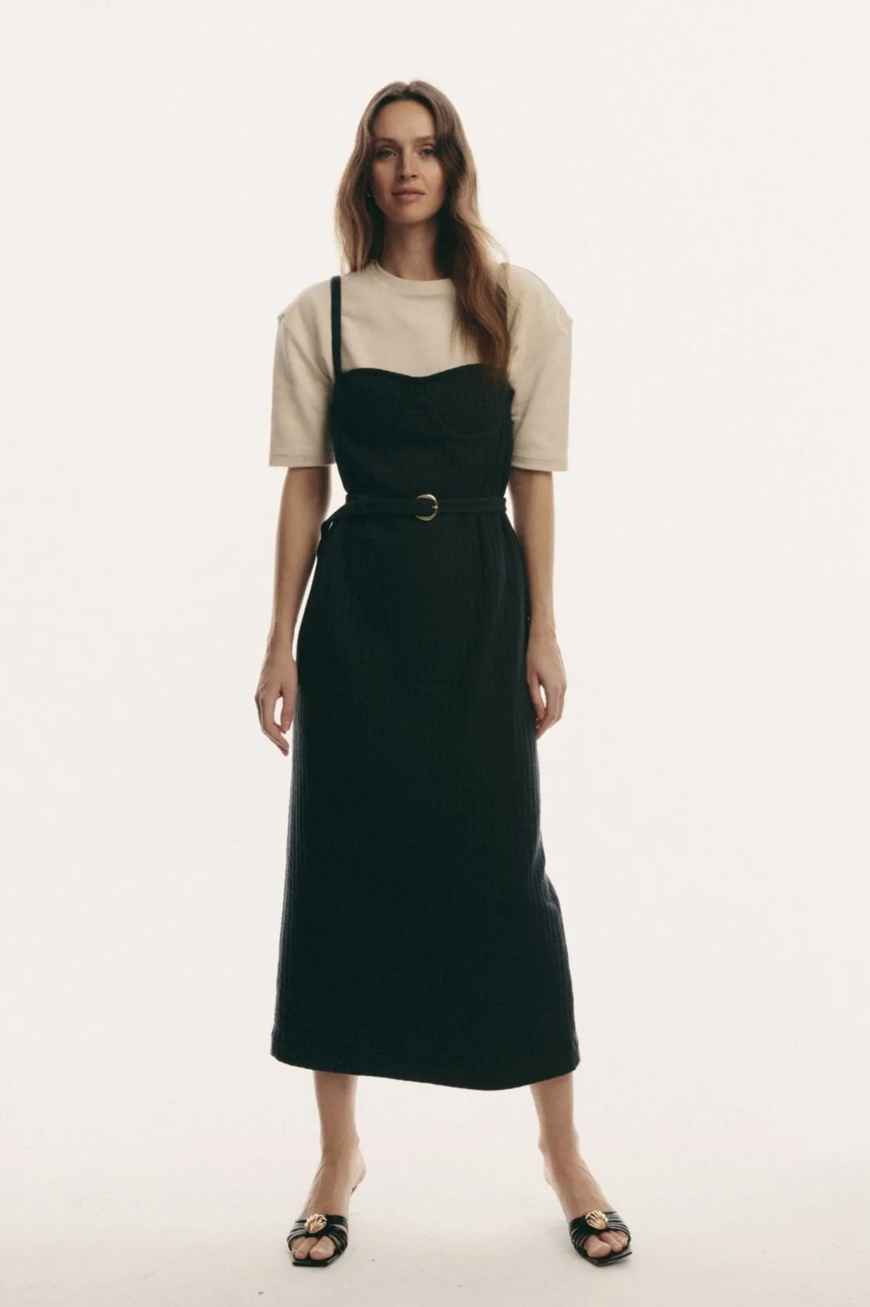 Basile Dress - dark grey