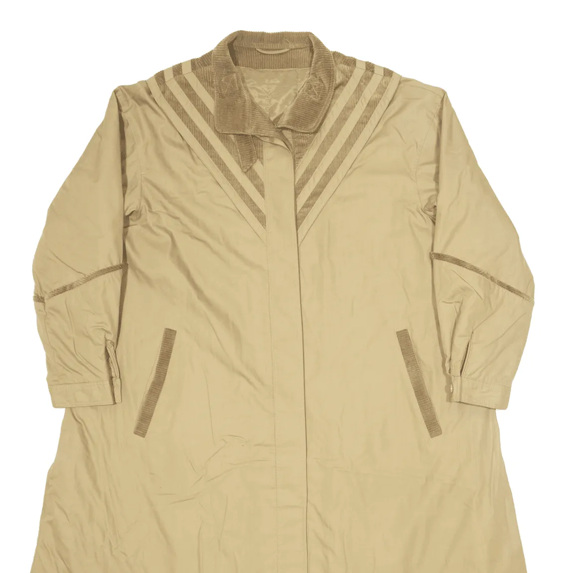 BETTINARDI DE ROMA Insulated Trench Coat Beige 90s Womens L