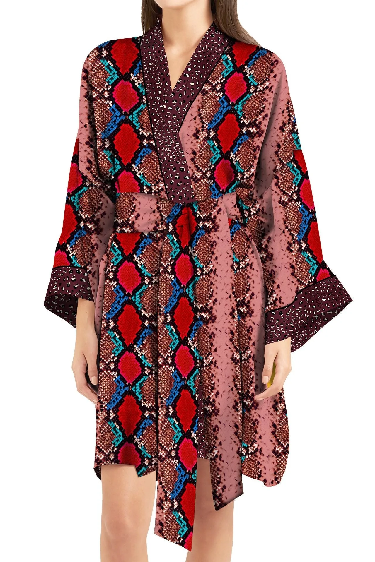Biodegradable Fabrics Short Length Kimono Robe