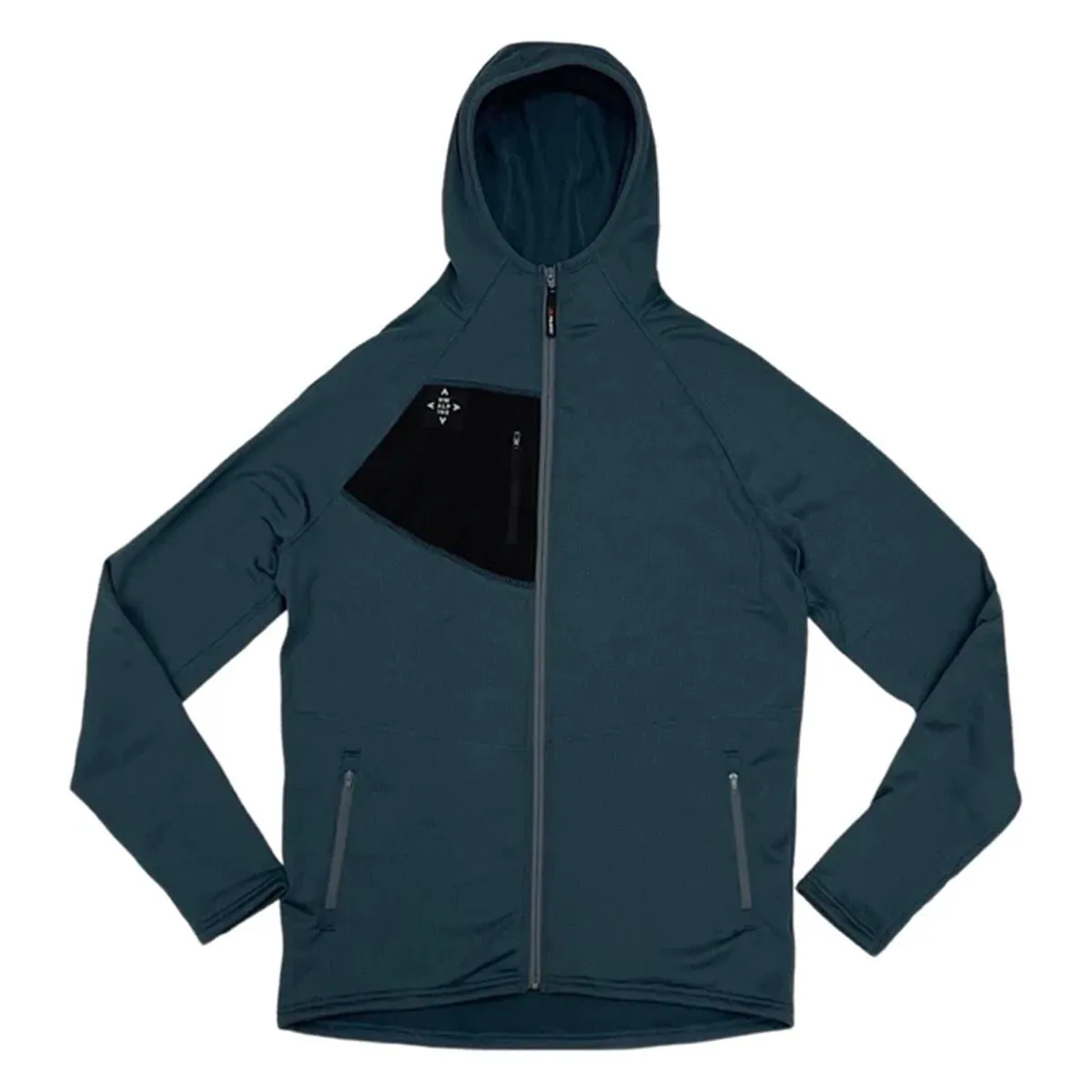 BLACK SPIDER HOODY - MEN'S LONG SLEEVE SHIRTS
