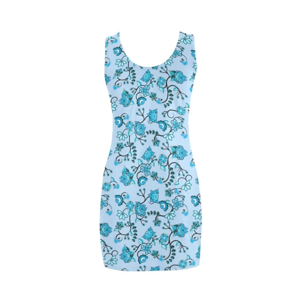 Blue Floral Amour Medea Vest Dress