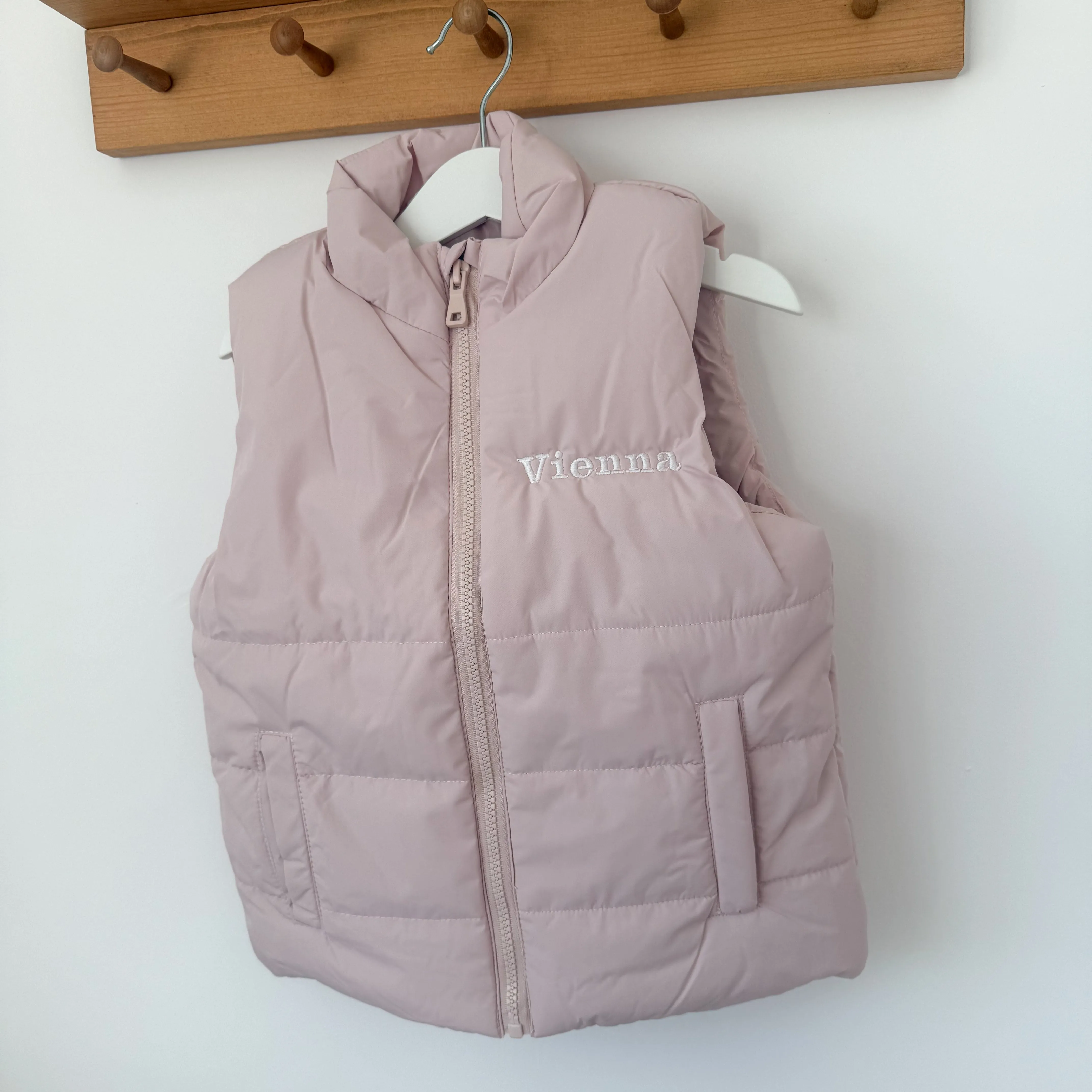 Blush Personalised Padded Gilet