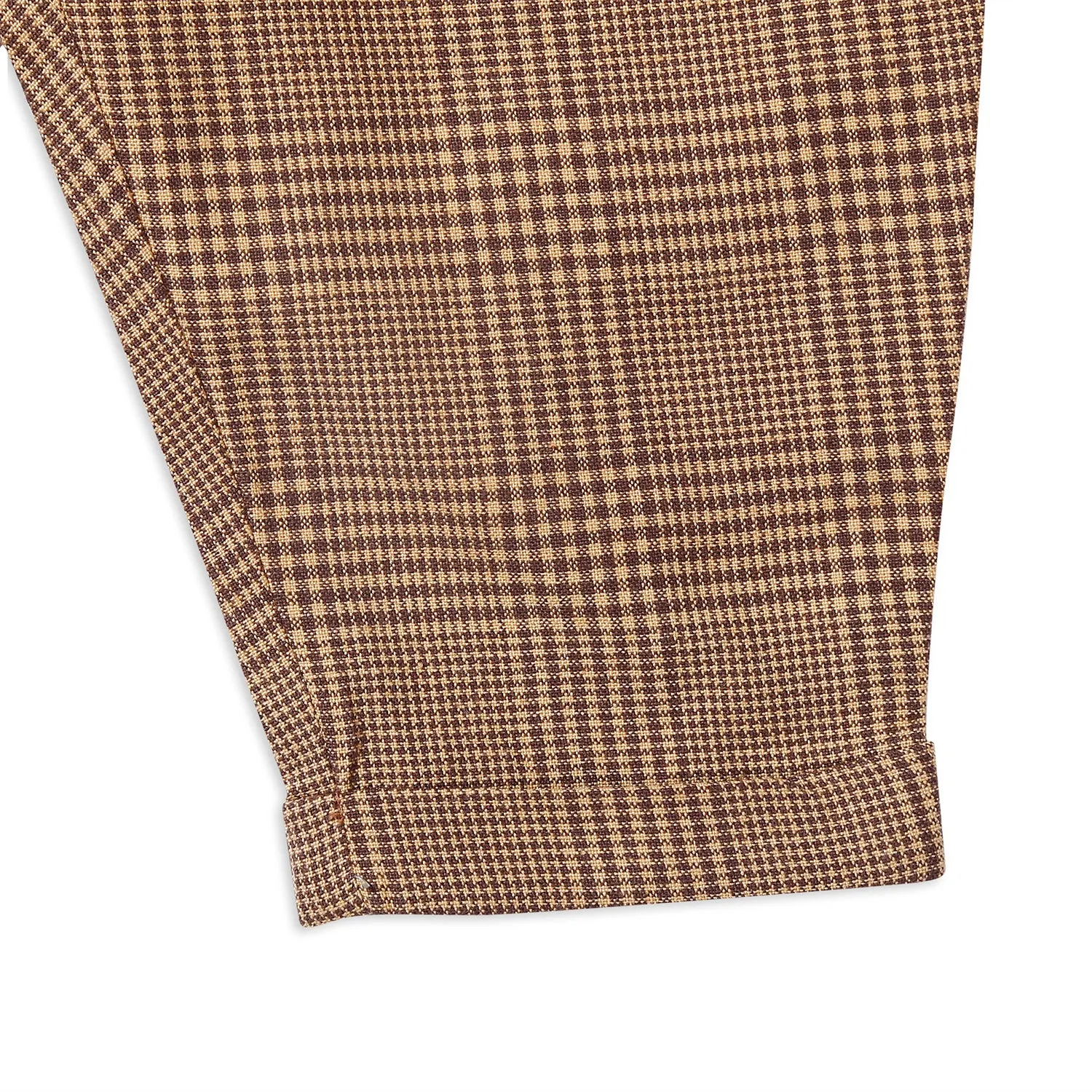 Brown Plaid Co-ord Set