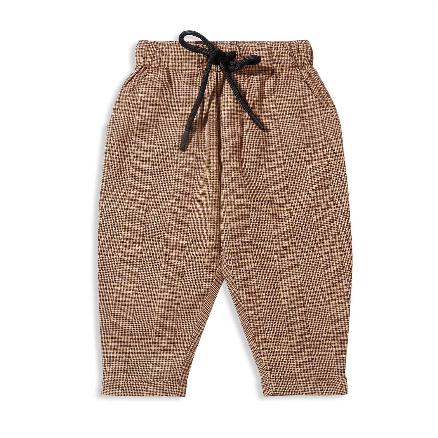 Brown Plaid Co-ord Set