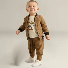 Brown Plaid Co-ord Set