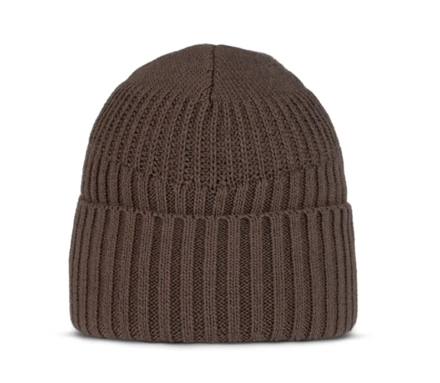 Buff  Knitted & Fleece Beanie Renso