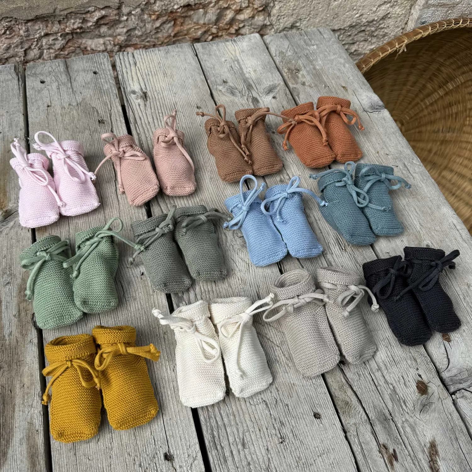 Calze in maglia Salvia