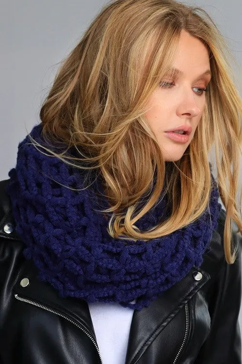 Casual Knit Infinity Scarf