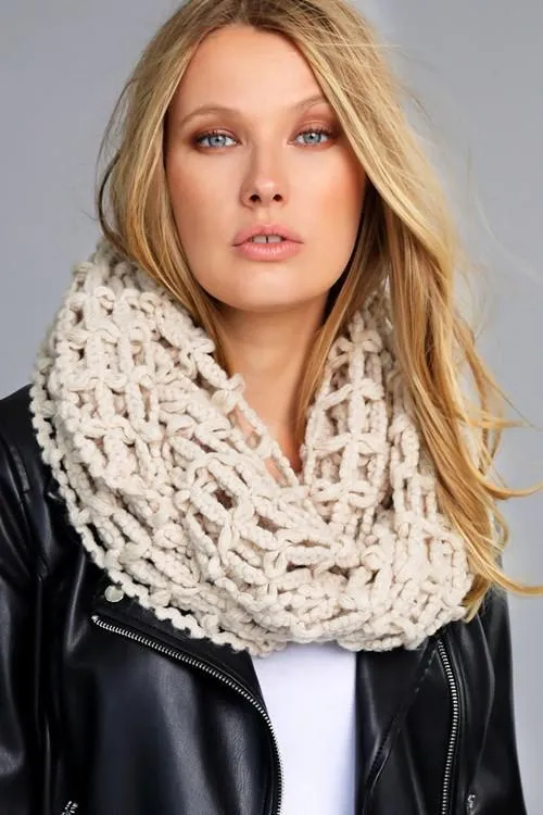 Casual Knit Infinity Scarf