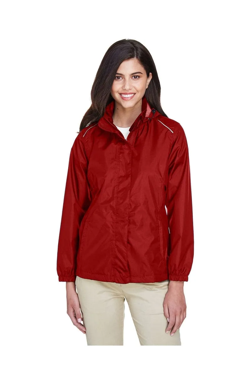 Core 365 78185: Ladies' Climate Seam-Sealed Lightweight Variegated Ripstop Jacket