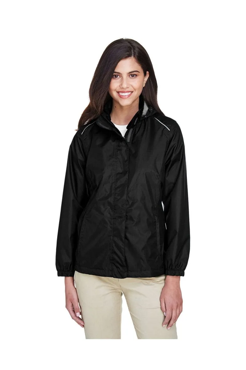 Core 365 78185: Ladies' Climate Seam-Sealed Lightweight Variegated Ripstop Jacket