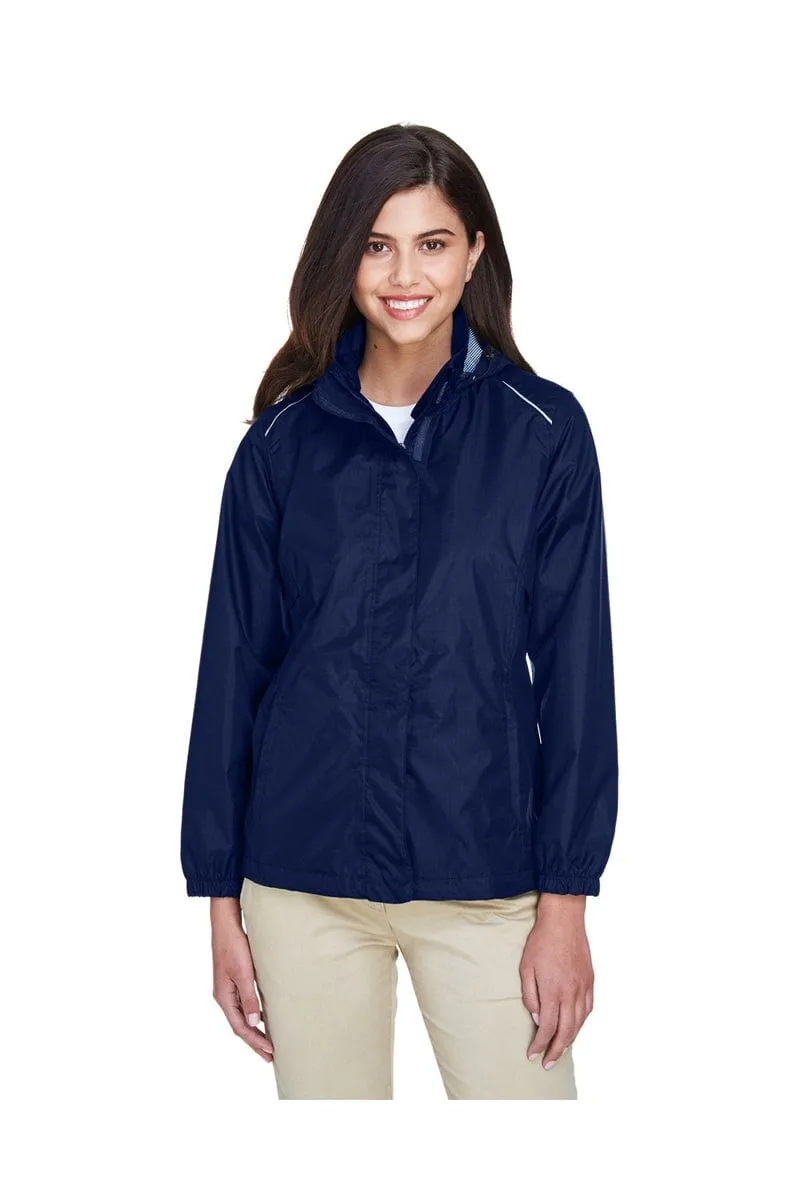 Core 365 78185: Ladies' Climate Seam-Sealed Lightweight Variegated Ripstop Jacket