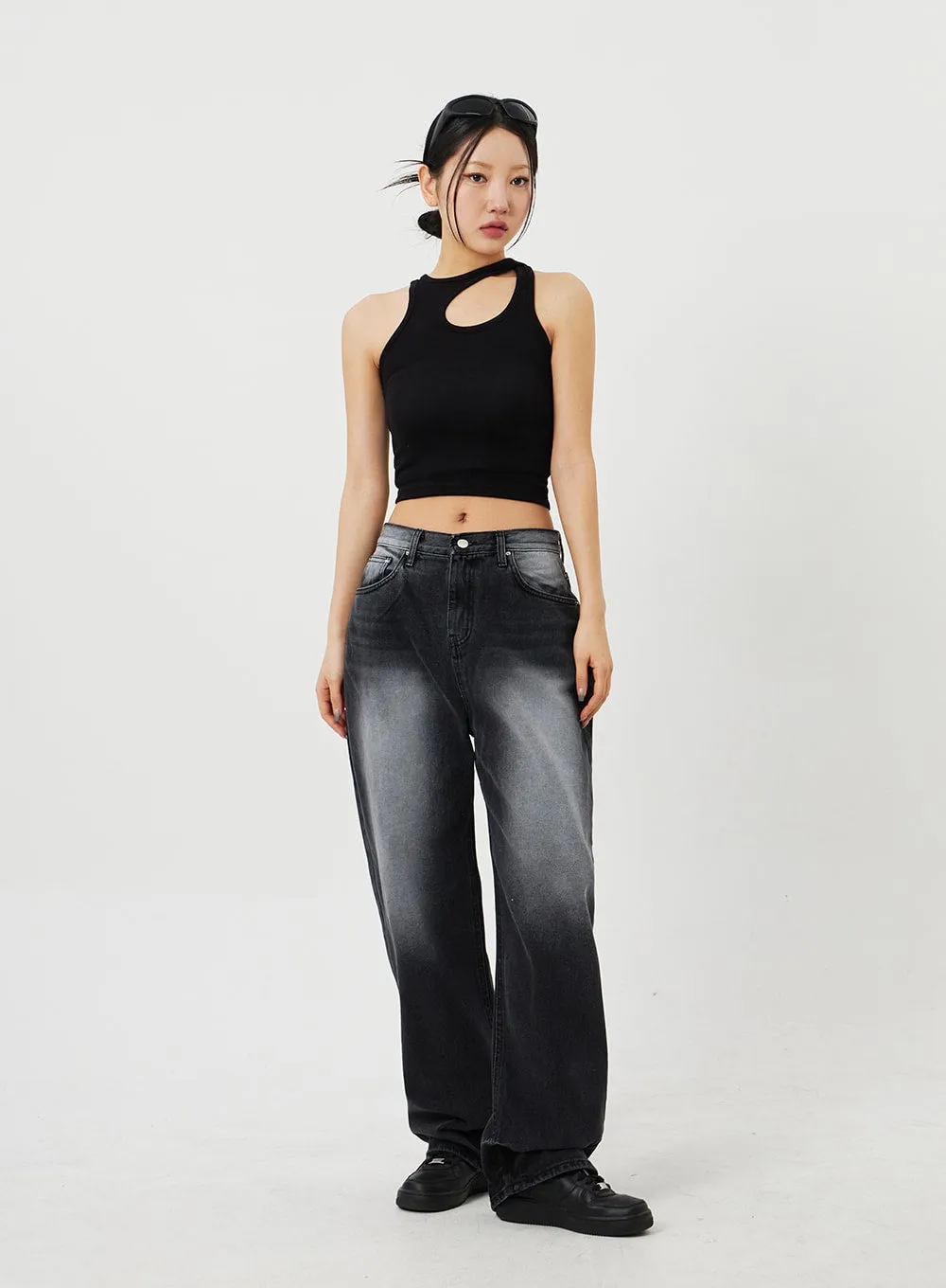 Cut Out Tank Top CF328