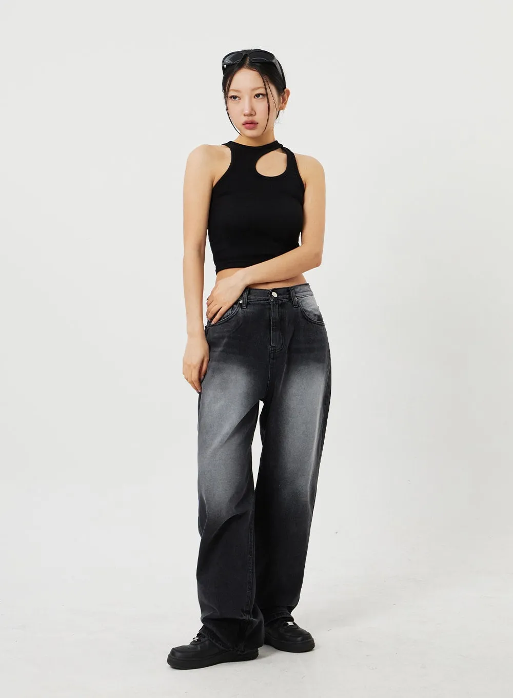 Cut Out Tank Top CF328