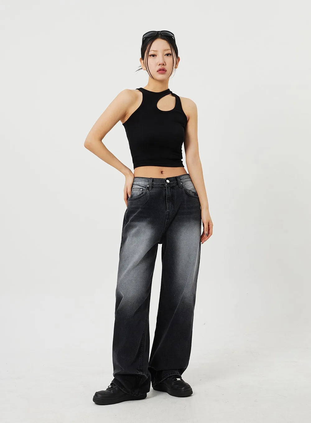 Cut Out Tank Top CF328