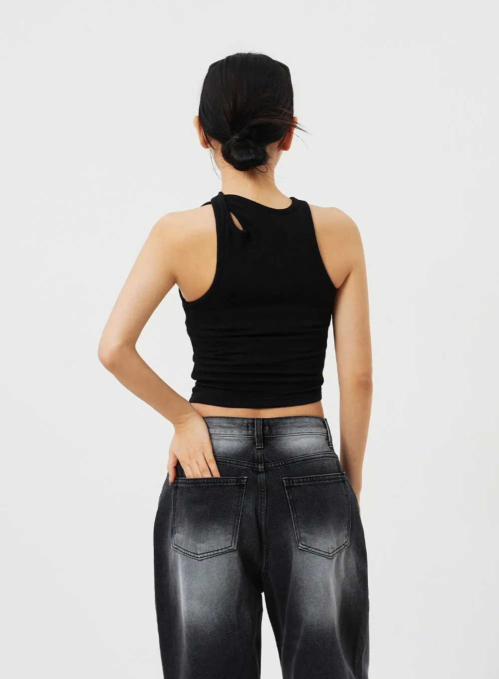 Cut Out Tank Top CF328