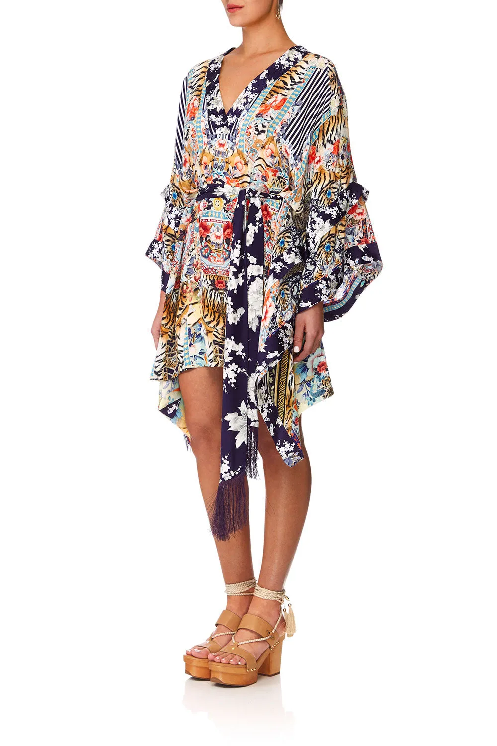 DOUBLE LAYER KIMONO SLEEVE DRESS THE LONELY WILD