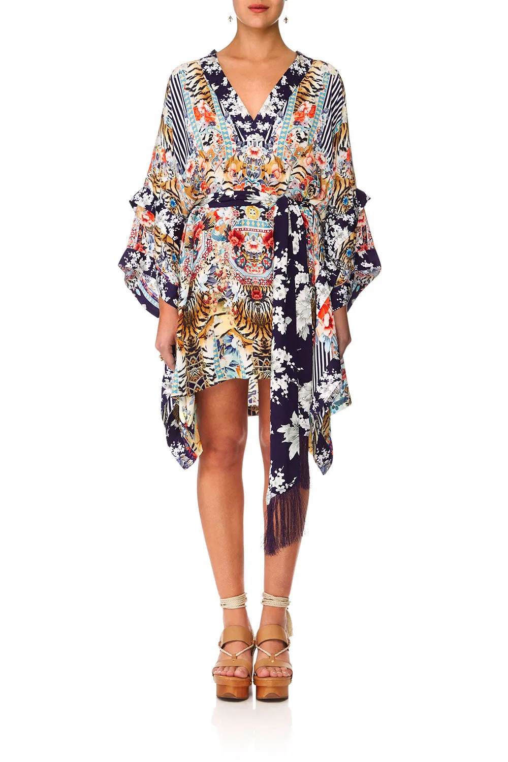 DOUBLE LAYER KIMONO SLEEVE DRESS THE LONELY WILD
