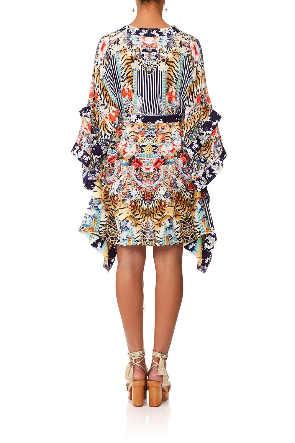 DOUBLE LAYER KIMONO SLEEVE DRESS THE LONELY WILD