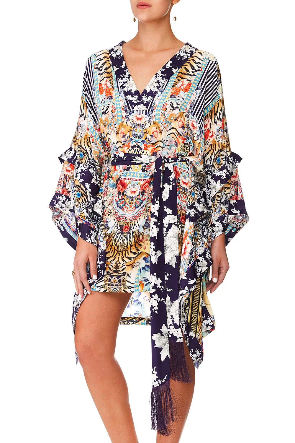 DOUBLE LAYER KIMONO SLEEVE DRESS THE LONELY WILD