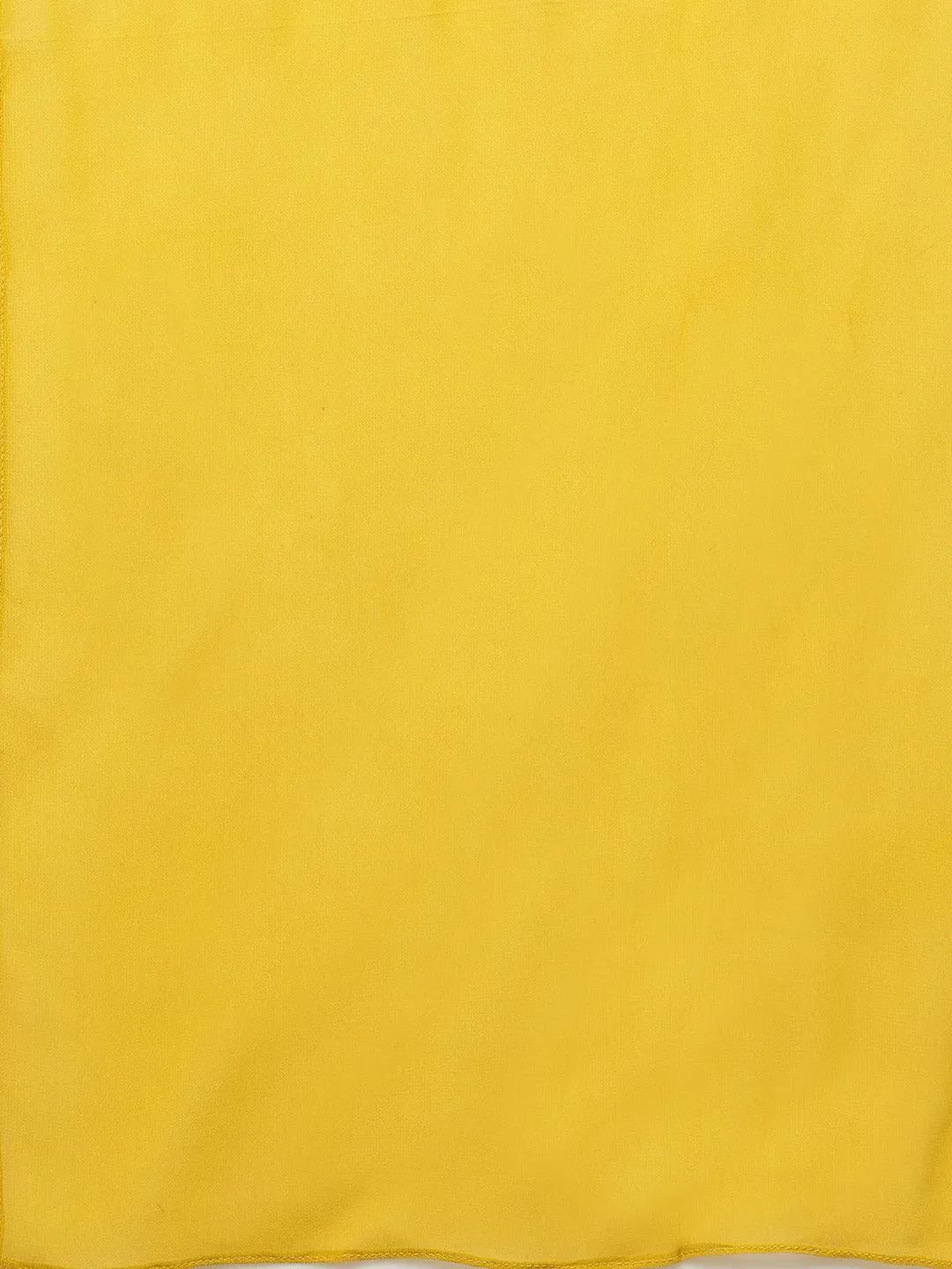 Embroidered Peplum & Sharara and Dupatta - Mustard