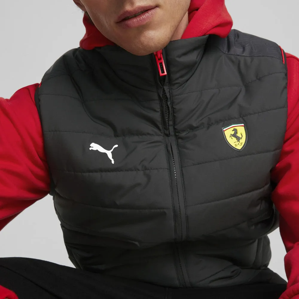 Ferrari padded Vest, Puma, Race, black