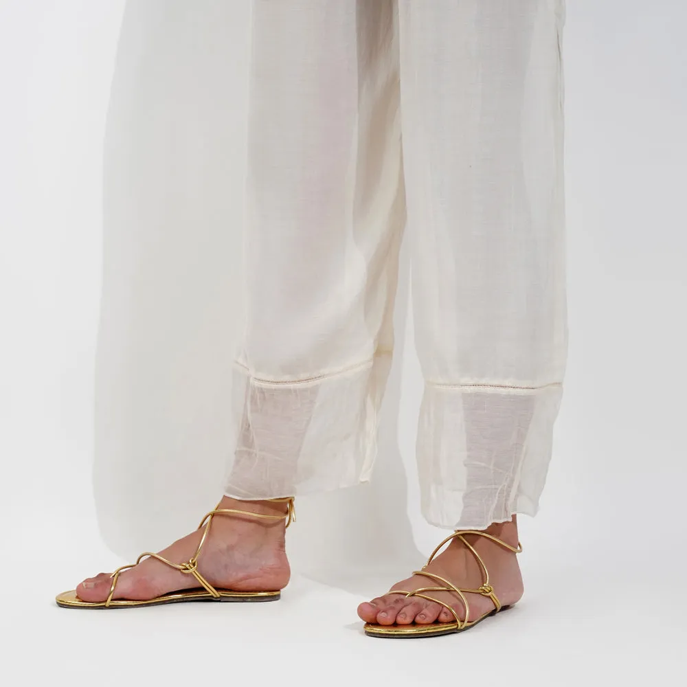 Fliry Pleats Shabby-Chic Tunic Set