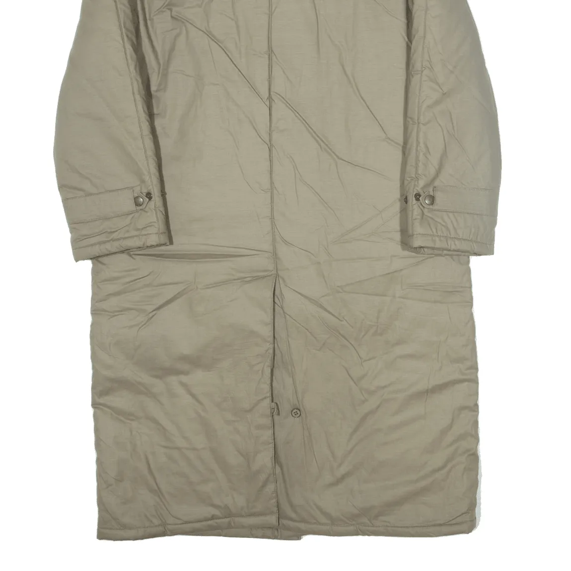 FREY Insulated Mens Trench Coat Beige 90s M